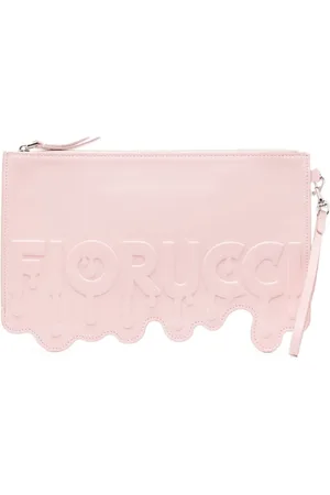 Fiorucci Clutch i smeltet læder