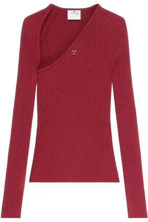Courrèges Ribstrikket Slash top