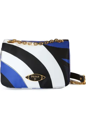 Puccini Crossbody-taske med grafisk tryk
