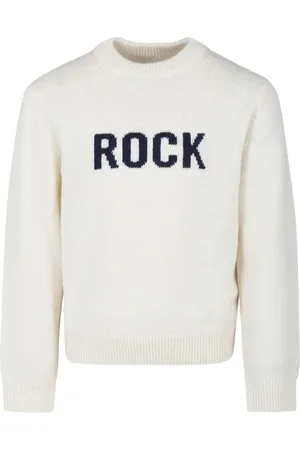 Zadig & Voltaire Intarsia-strikket trøje med slogan