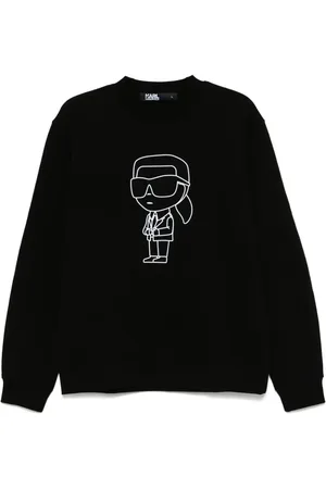 Karl Lagerfeld Sweatshirt med mini Ikonik Karl mærke