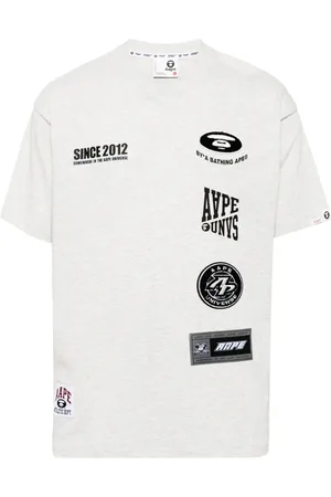 A Bathing Ape Moonface-T-shirt med korte ærmer og logotryk