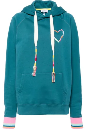 MIRA MIKATI Hættetrøje med broderet hjerte