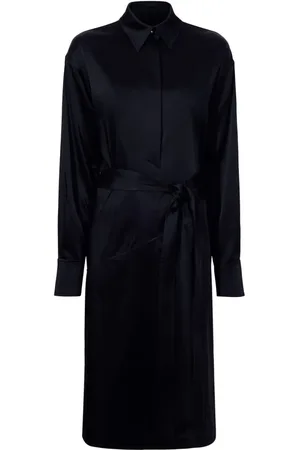 Proenza Schouler Mellemlang Andy satin kjole