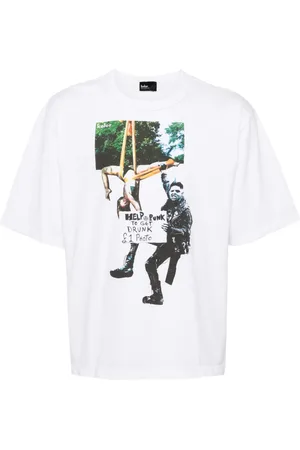 Kolor T-shirt med grafisk tryk
