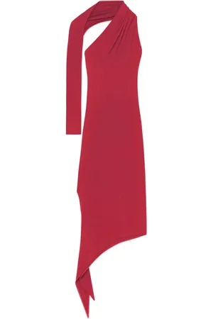 Courrèges Lang Slash kjole i crepe