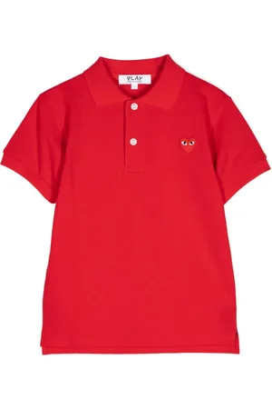 Comme des Garçons Polo med broderi