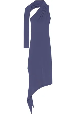 Courrèges Lang Slash kjole i crepe