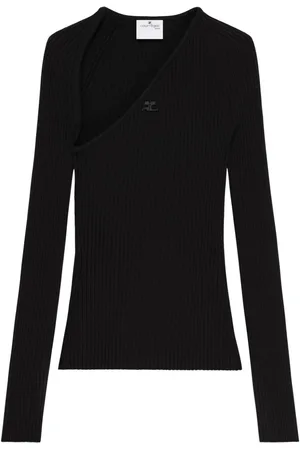 Courrèges Ribstrikket Slash top