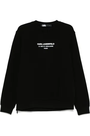 Karl Lagerfeld Sweatshirt med gummi-logo