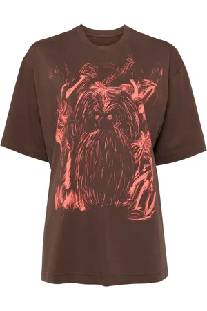 JNBY T-shirt med graffiti-tryk