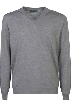 ZANONE Sweatshirt med V-hals
