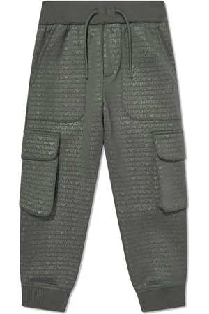 Emporio Armani Cargo-joggingbukser med heldækkende logotryk