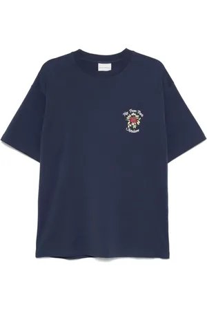 Drôle de Monsieur T-shirt med slogantryk