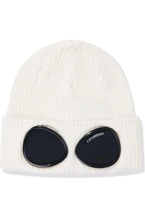 C.P. Company Ribstrikket hue med goggle-udsmykning