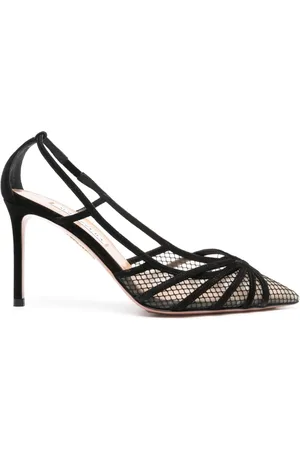 Aquazzura 85 mm pumps i ruskind