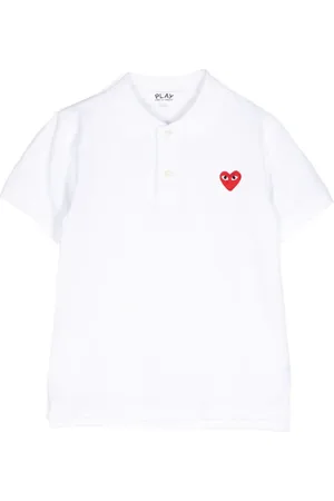 Comme des Garçons Polo med broderi