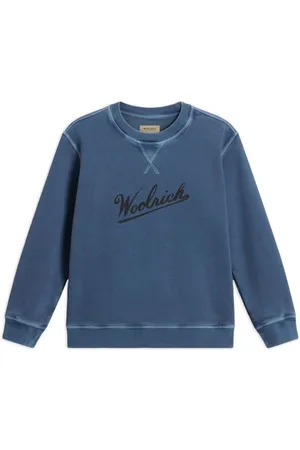Woolrich Bleget sweatshirt med rund hals