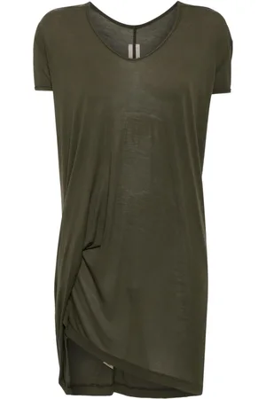 Rick Owens T-shirt med rynkedetalje