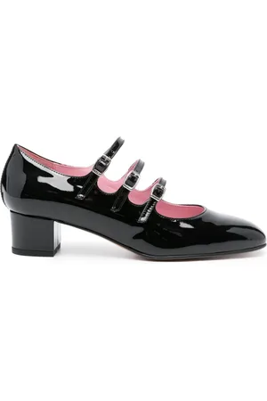 Carel Kina 40mm pumps i imiteret læder