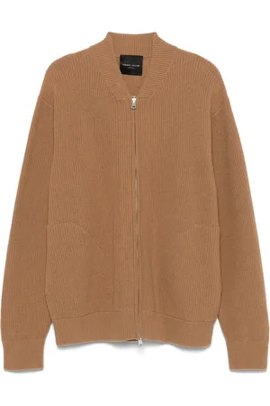 Roberto Collina Cardigan i merinould
