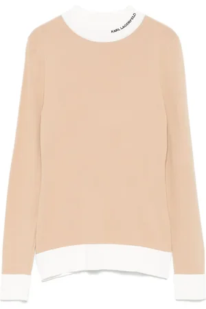 Karl Lagerfeld Sweater med logo-broderi