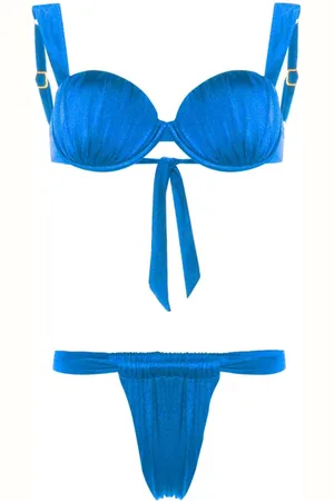 Noire Swimwear Balconette-bikini med ruche