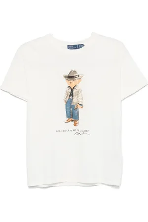 Ralph Lauren T-shirt i jersey med bamse