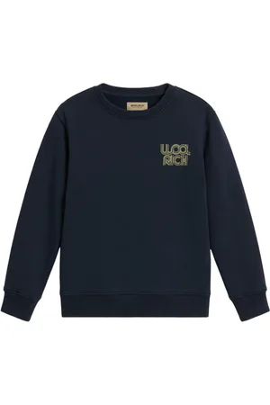 Woolrich Ensfarvet sweatshirt