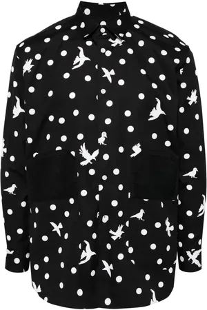 Comme des Garçons Polkaprikket skjorte