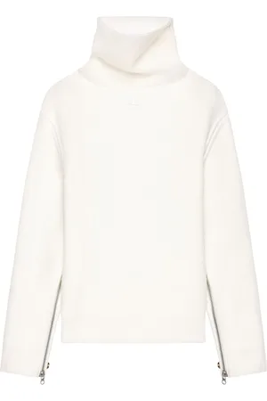 Courrèges Oversize sweater med høj hals