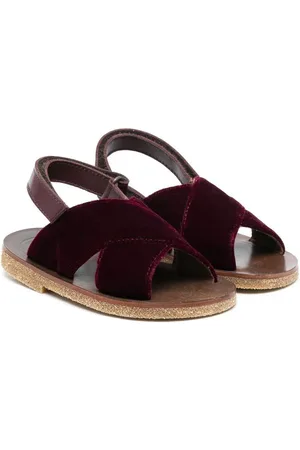 PèPè Sandaler i velour med åben tå