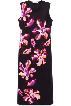 Dorothee Schumacher Mellemlang Flame Flower kjole