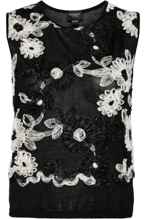 Giambattista Valli Frakke med blomster broderi