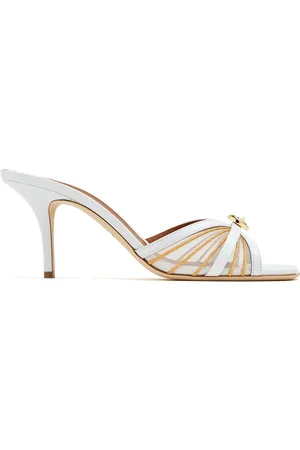 MALONE SOULIERS 70mm mule-sandaler med indgraveret detalje
