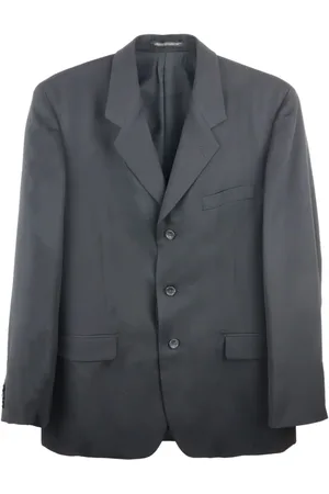 YOHJI YAMAMOTO Enkeltradet uldblazer