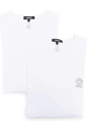 VERSACE T-shirt med Medusa-motiv (sæt med to)