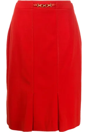 Céline Pre-owned lige nederdel med krogdetalje
