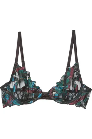 FLEUR DU MAL Demi-bh med lilje-broderi