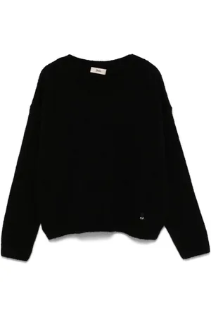 HERNO Sweater med logoplade