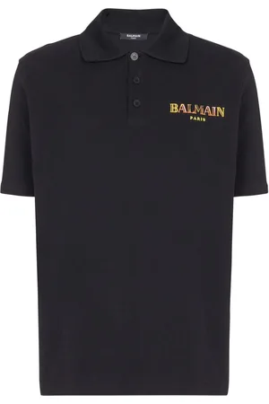 Balmain Polo med Vintage -broderi