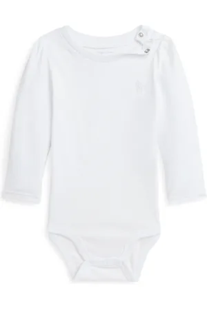 Ralph Lauren Bodysuit med Polo Pony-broderi
