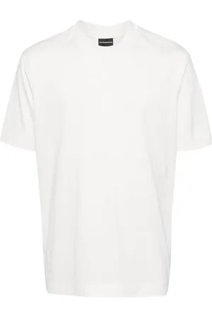 Emporio Armani Asv buet T-shirt i jersey med logo