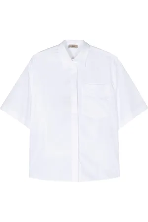 HERNO Skjorte med broderet logo