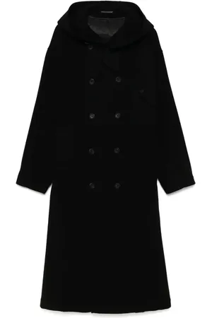 YOHJI YAMAMOTO Dobbeltradet frakke