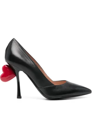 Moschino 95 mm pumps med hjertemotiv