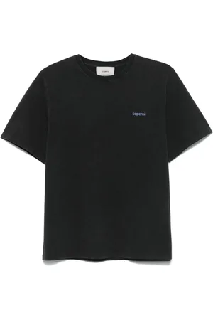 COPERNI T-shirt med logotryk og vasket effekt