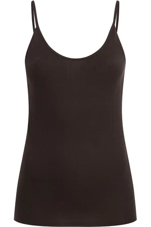 Khaite Fint ribbet tanktop