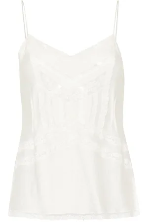 ERMANNO SCERVINO Top med blondekant