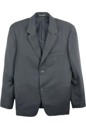 YOHJI YAMAMOTO Enkeltradet uldblazer